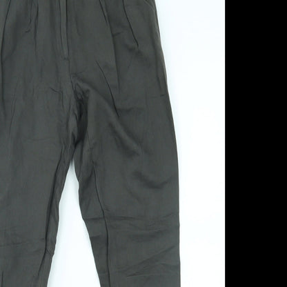 Womens UK Size 8 Topshop Regular Fit  Grey Trousers