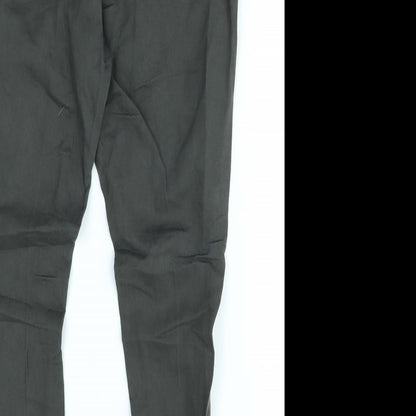 Womens UK Size 8 Topshop Regular Fit  Grey Trousers