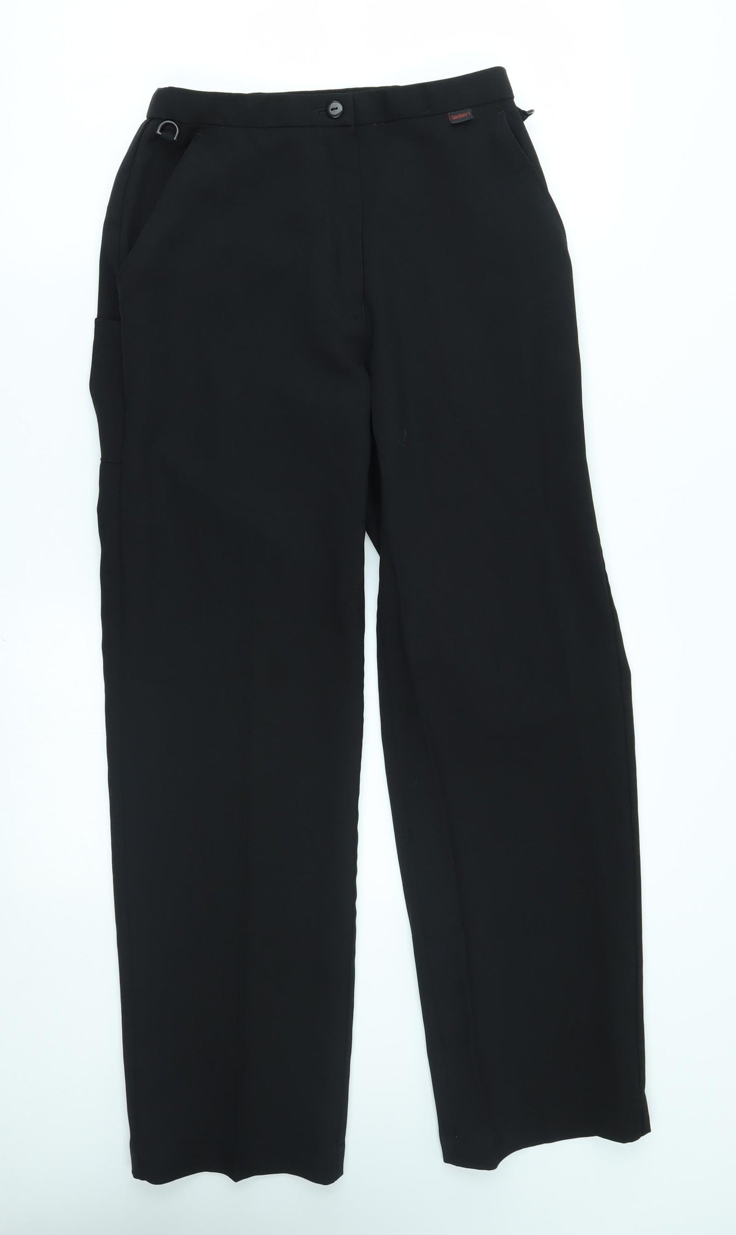 Dimensions Womens Black   Trousers  Size 8 L29 in