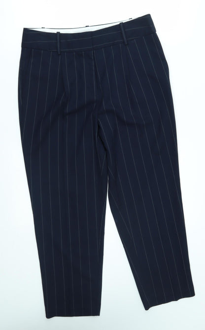 Womens UK Size 12 M&S Regular Fit  Blue Trousers