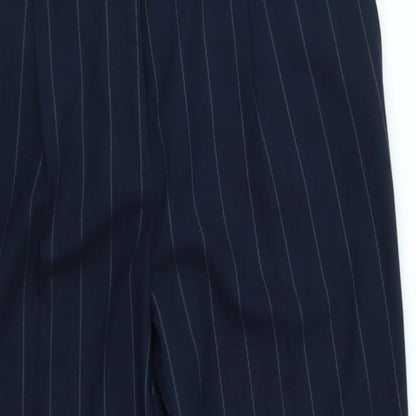 Womens UK Size 12 M&S Regular Fit  Blue Trousers