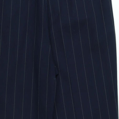 Womens UK Size 12 M&S Regular Fit  Blue Trousers