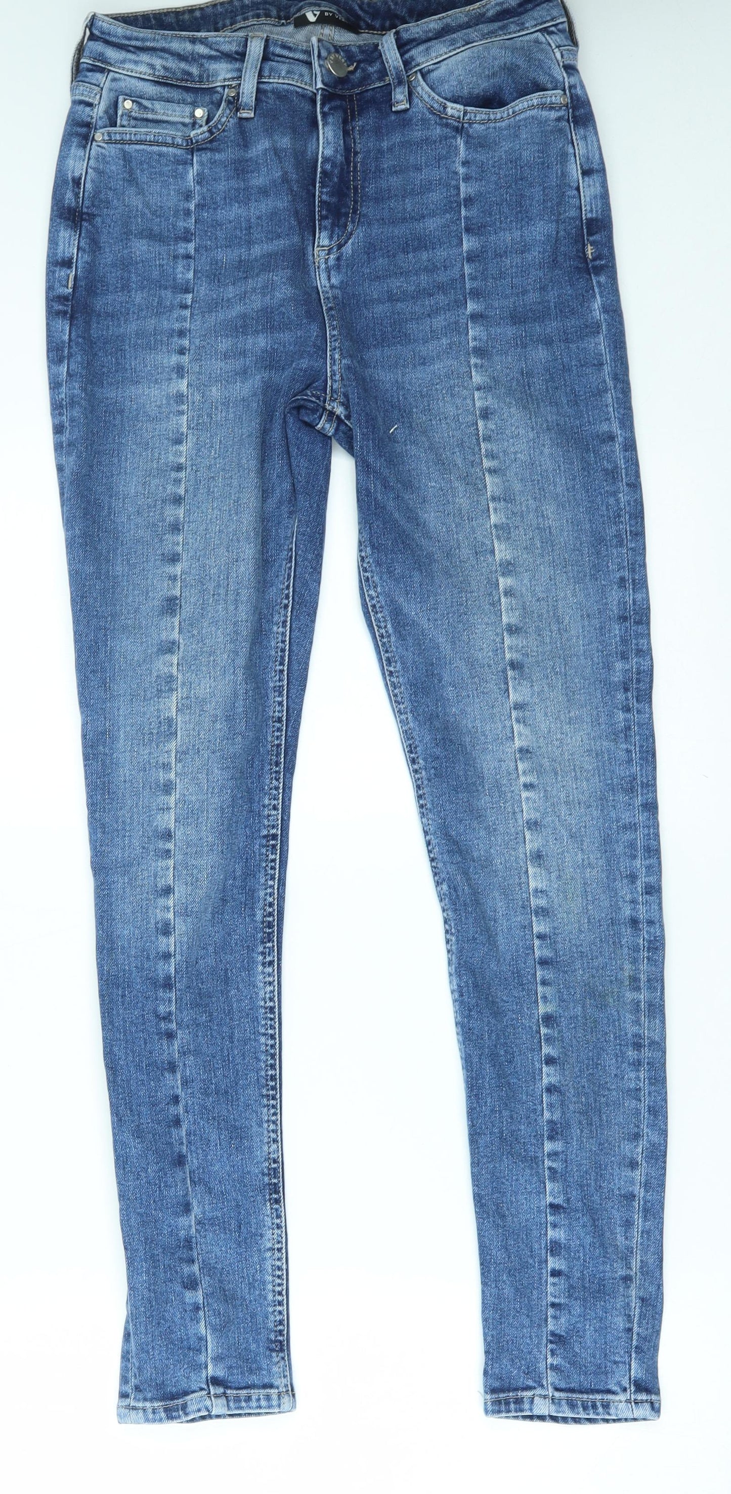 Very Womens Blue   Straight Jeans Size 8 L27 in