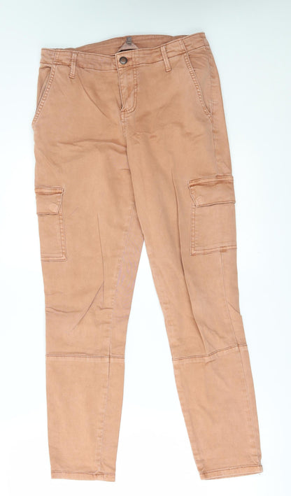 Principles Womens Orange   Tapered Jeans Size 10 L26 in - cargo style
