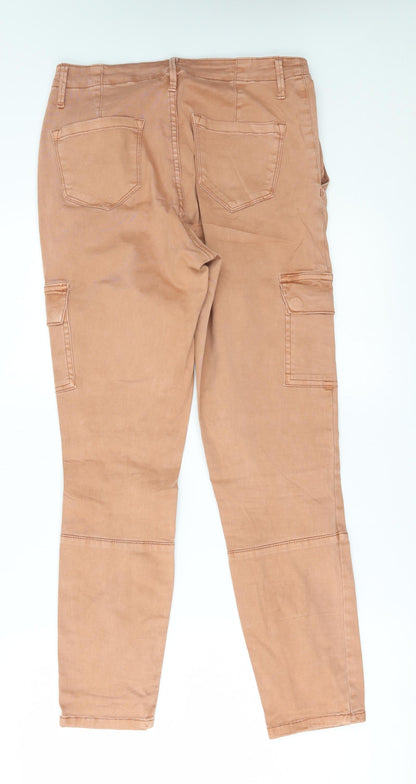 Principles Womens Orange   Tapered Jeans Size 10 L26 in - cargo style