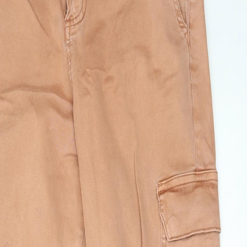 Principles Womens Orange   Tapered Jeans Size 10 L26 in - cargo style