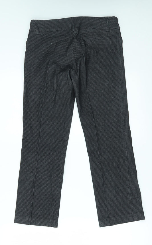 ORSAY Womens Black Striped  Trousers  Size 8 L24 in