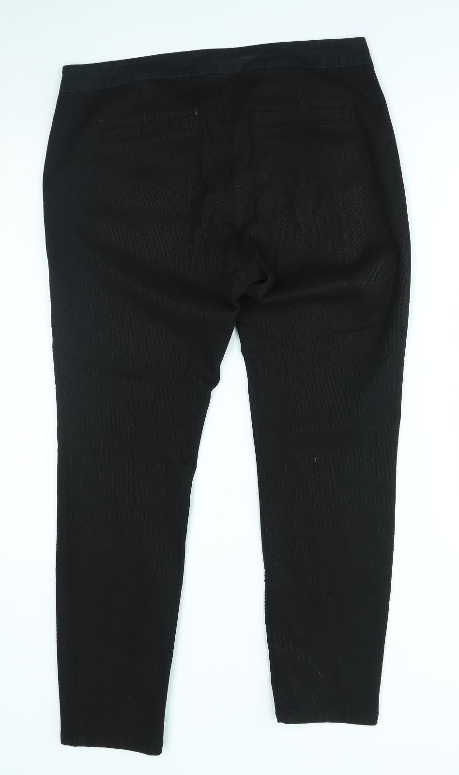 Womens UK Size 36 in Preworn Regular Fit  Black Trousers
