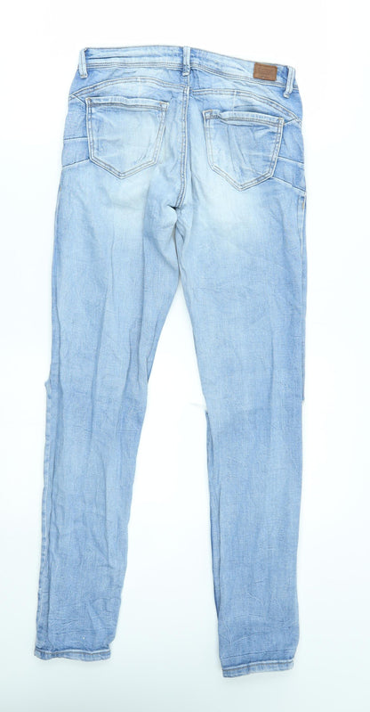 Womens UK Size 8 TALLY WEiJL Regular Fit Skinny Blue Jeans