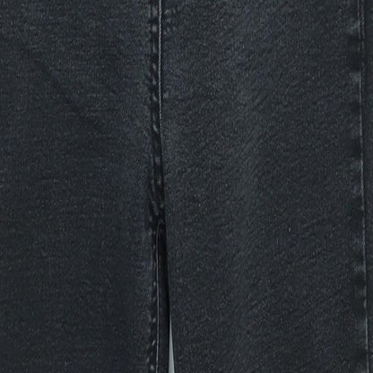 Womens UK Size 12 Papaya Regular Fit Skinny Black Jeans