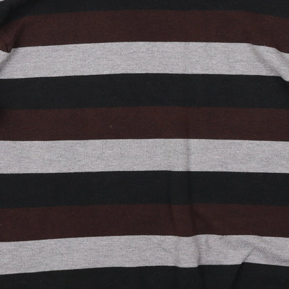 Cedar Wood State Mens Multicoloured Striped  Pullover Jumper Size S