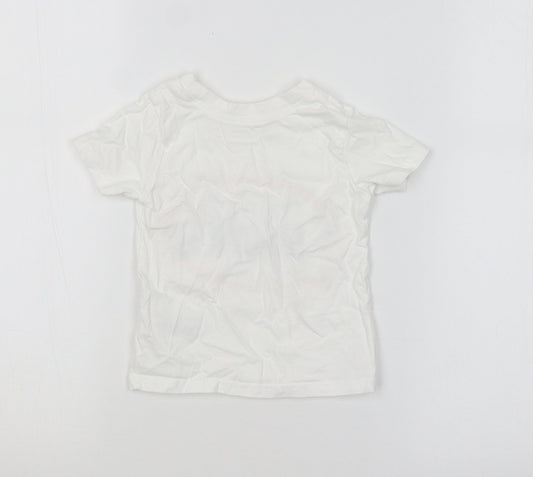 George Baby White   Basic T-Shirt Size 6-9 Months