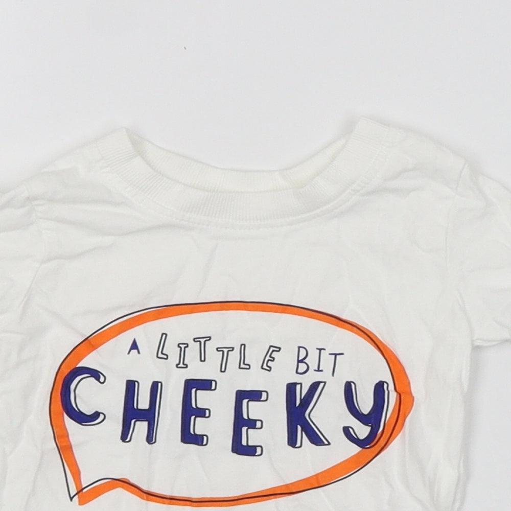 George Baby White   Basic T-Shirt Size 6-9 Months