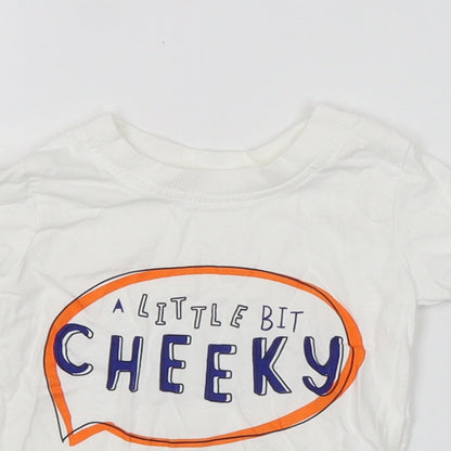 George Baby White   Basic T-Shirt Size 6-9 Months