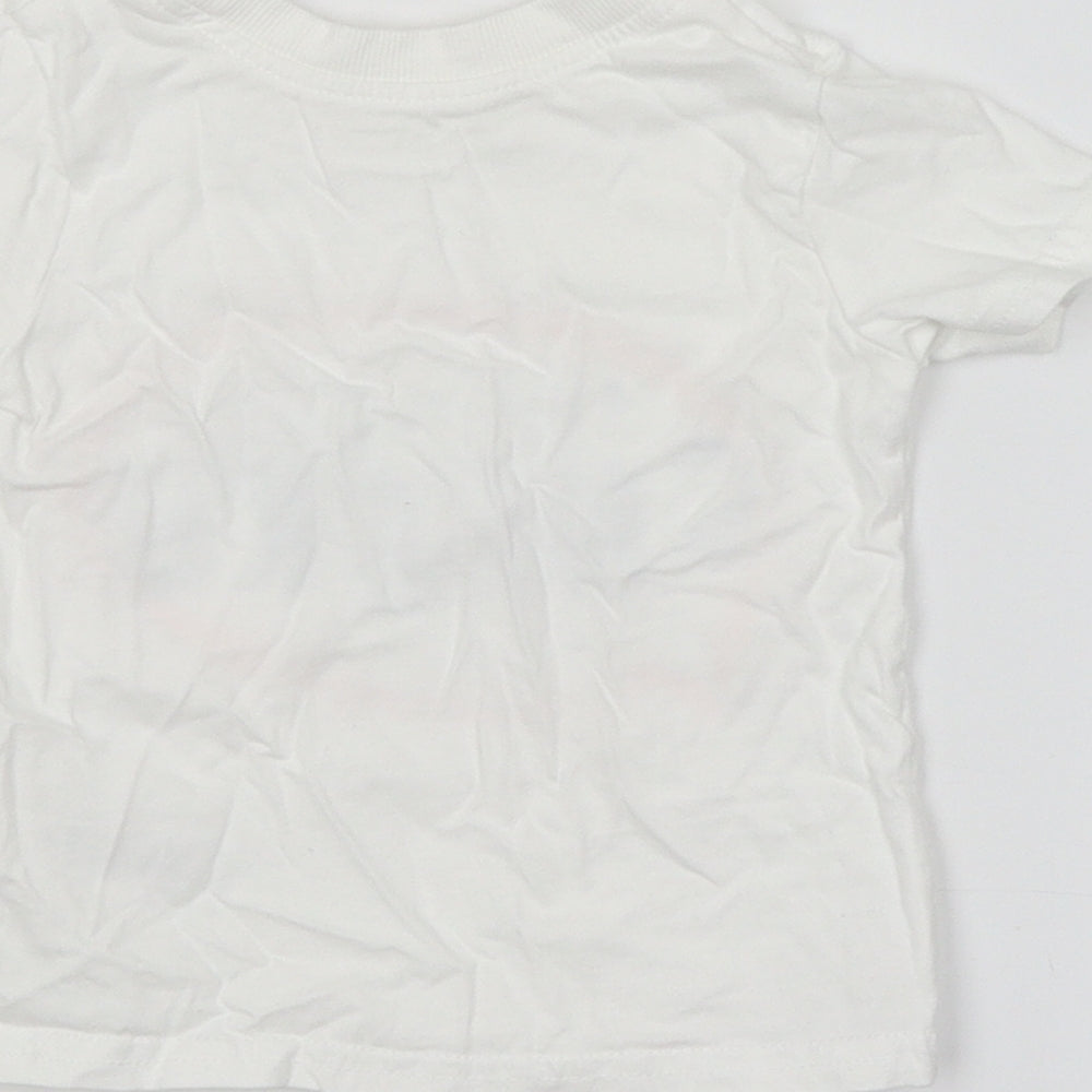 George Baby White   Basic T-Shirt Size 6-9 Months