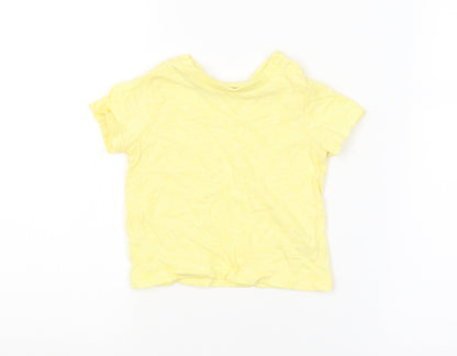 F&F Baby Yellow   Basic T-Shirt Size 6-9 Months