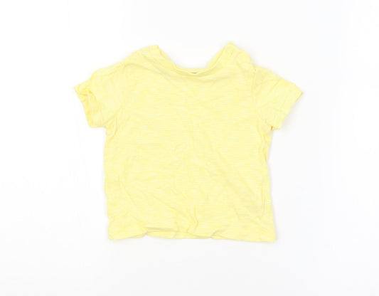 F&F Baby Yellow   Basic T-Shirt Size 6-9 Months