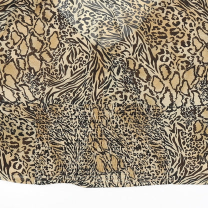 Womens UK Size 10 H&M Brown Basic Button-Up