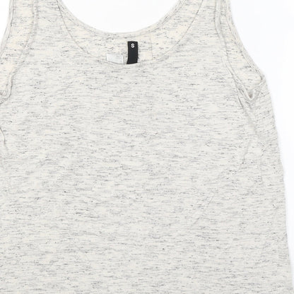 Womens UK Size S H&M Grey Basic Tank