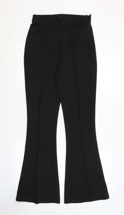 Womens UK Size 10 ASOS Regular Fit  Black Trousers