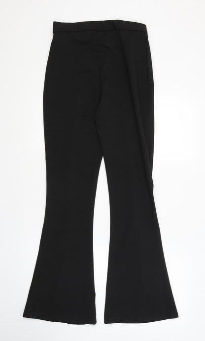 Womens UK Size 10 ASOS Regular Fit  Black Trousers