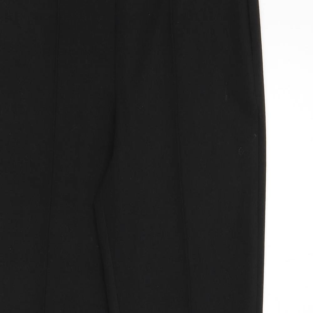 Womens UK Size 10 ASOS Regular Fit  Black Trousers