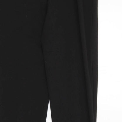 Womens UK Size 10 ASOS Regular Fit  Black Trousers