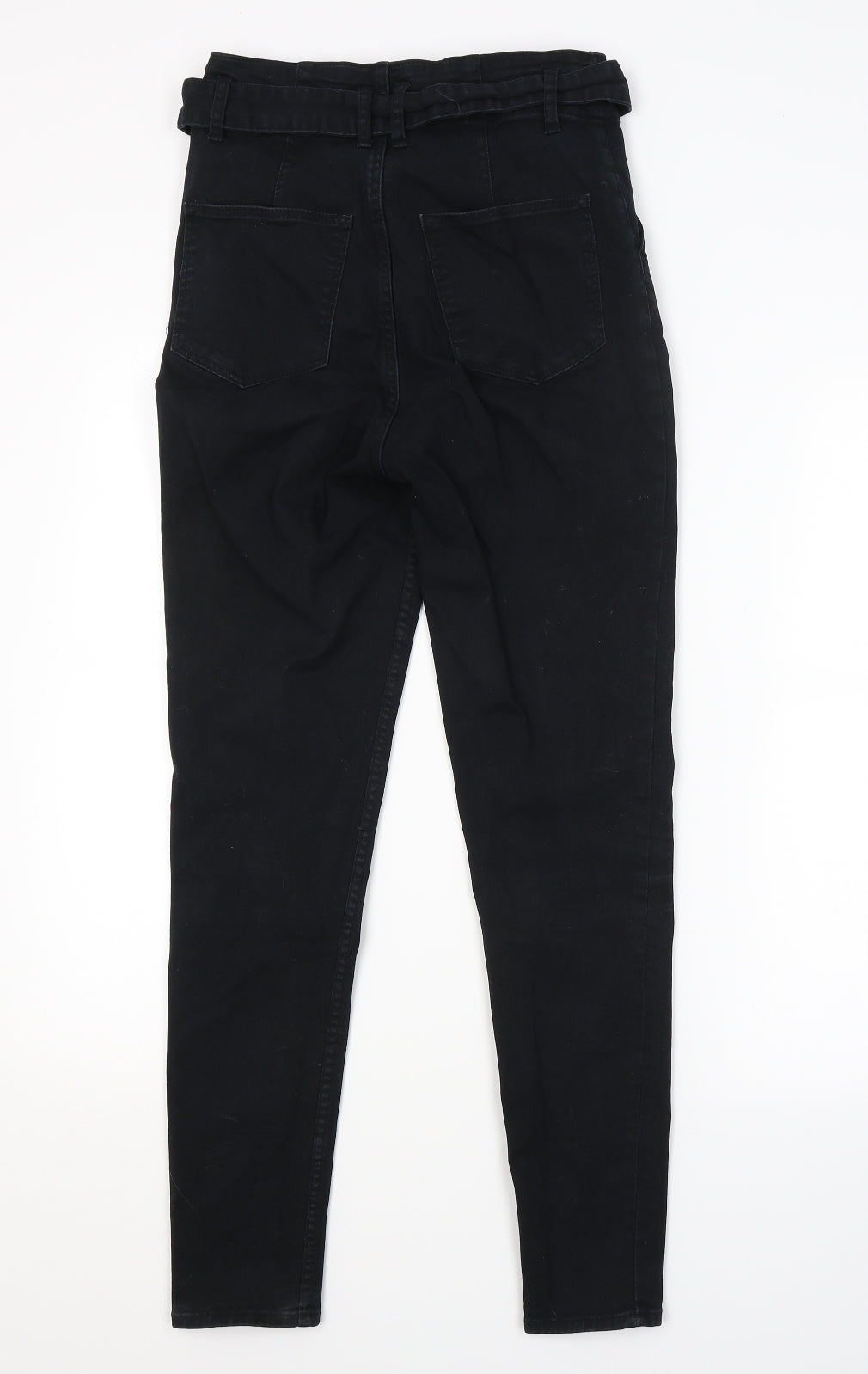 Womens UK Size 10 H&M Regular Fit Chino Blue Trousers