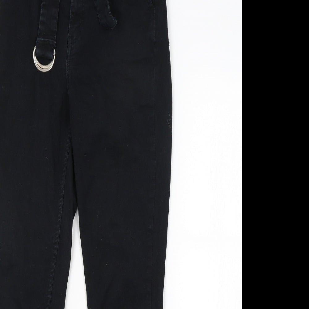 Womens UK Size 10 H&M Regular Fit Chino Blue Trousers