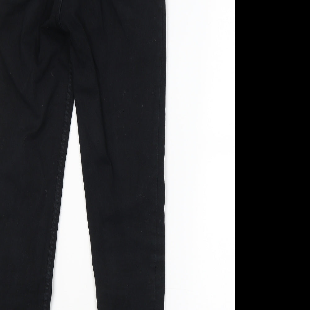 Womens UK Size 10 H&M Regular Fit Chino Blue Trousers