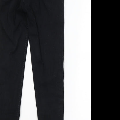 Womens UK Size 10 H&M Regular Fit Chino Blue Trousers