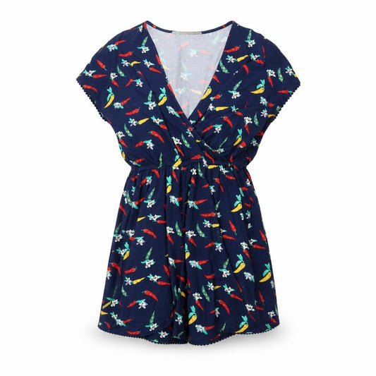 Womens UK Size 8 F&F One-Piece Blue Playsuit