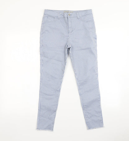 Primark Girls Blue Striped  Skinny Jeans Size 11-12 Years