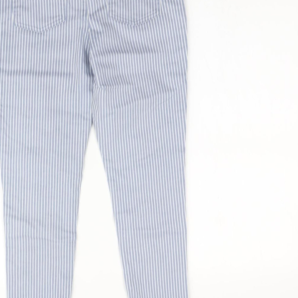 Primark Girls Blue Striped  Skinny Jeans Size 11-12 Years