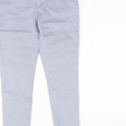 Primark Girls Blue Striped  Skinny Jeans Size 11-12 Years