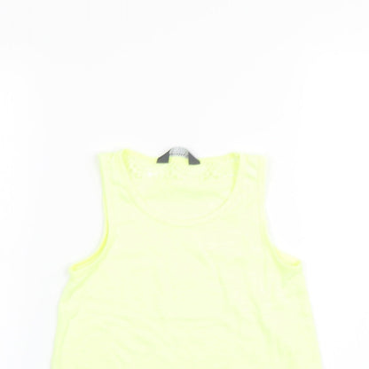 Primark Girls Yellow   Basic T-Shirt Size 7-8 Years