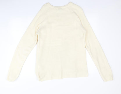 River Island Mens Ivory   Pullover Jumper Size M