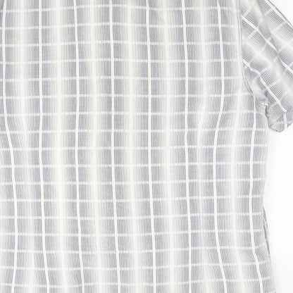 Mens UK Size L NEXT Multicoloured  Button-Up Short Sleeve Casual Shirt