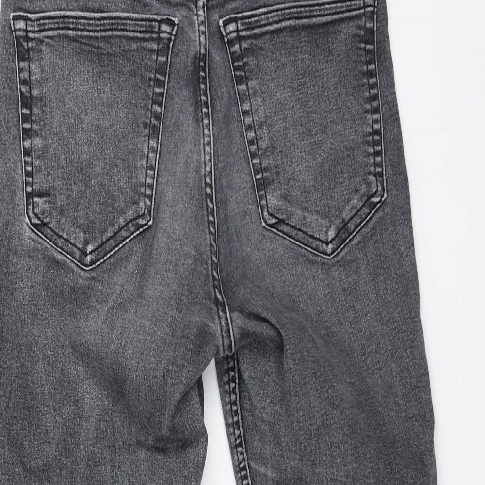 Womens UK Size 28 in Preworn Regular Fit Skinny Grey Jeans