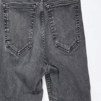 Womens UK Size 28 in Preworn Regular Fit Skinny Grey Jeans
