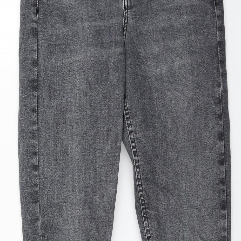 Womens UK Size 28 in Preworn Regular Fit Skinny Grey Jeans