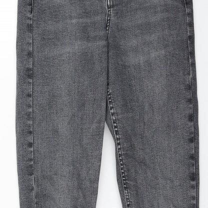 Womens UK Size 28 in Preworn Regular Fit Skinny Grey Jeans