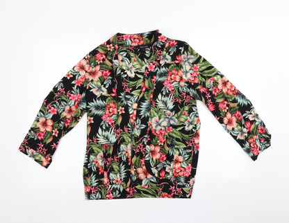 Womens UK Size 14 New Look Multicoloured Wrap Jumper