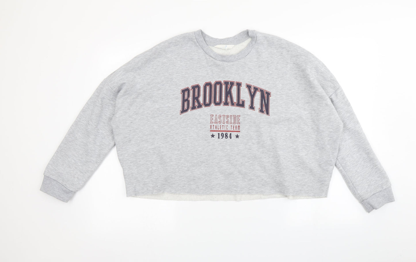 Primark Womens Grey   Pullover Jumper Size M  - Brooklyn