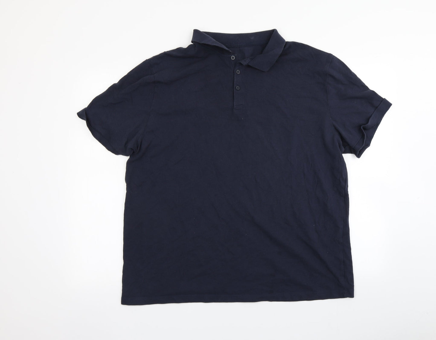 Preworn Mens Blue    Polo Size 2XL