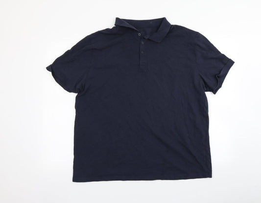 Preworn Mens Blue    Polo Size 2XL