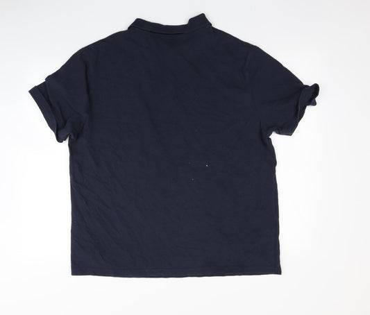 Preworn Mens Blue    Polo Size 2XL