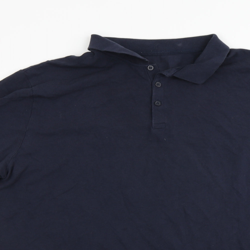 Preworn Mens Blue    Polo Size 2XL