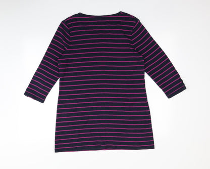 Womens UK Size M BM casual Purple Pullover Jumper