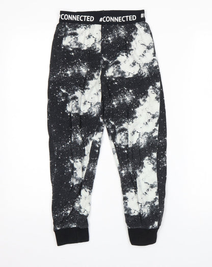 NEXT Girls Multicoloured Geometric  Sweatpants Trousers Size 9 Months